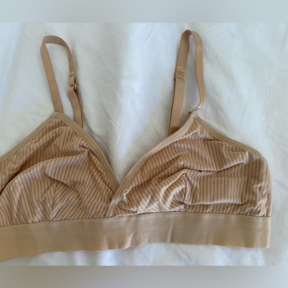 Striped Triangle Top Bralette